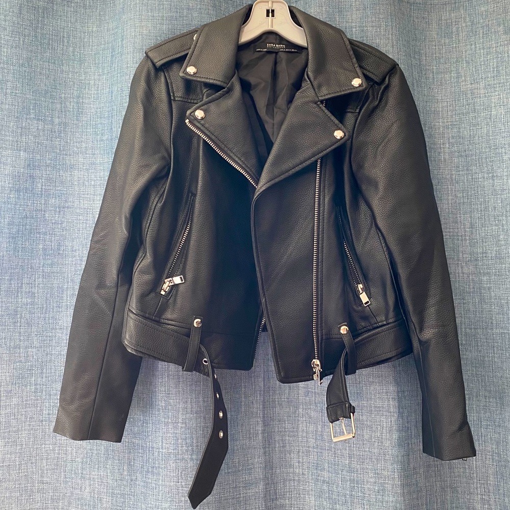 Faux Leather Jacket